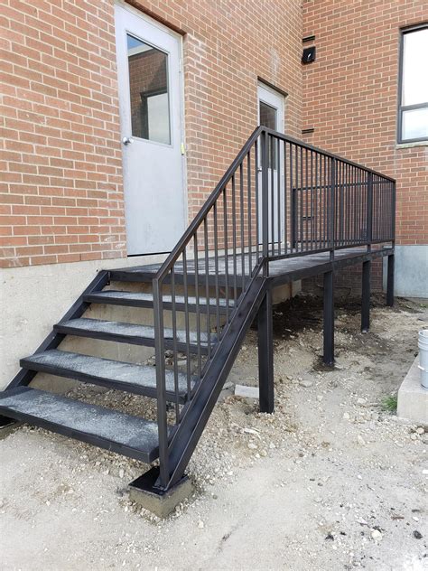 metal stair railing fabricators|exterior stairs contractors near me.